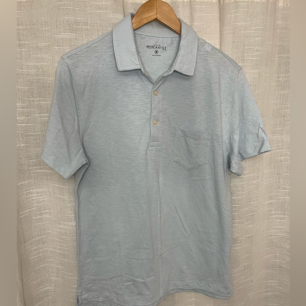 J. Crew Light Blue Polo